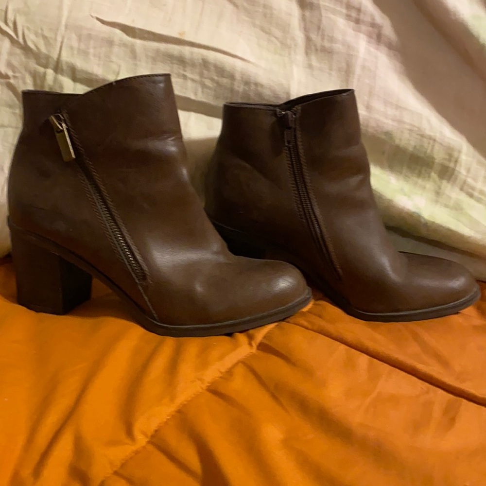 Unique pair of booties